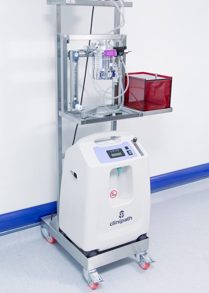 3 in 1 Lab Animal Anaesthetic Trolley System