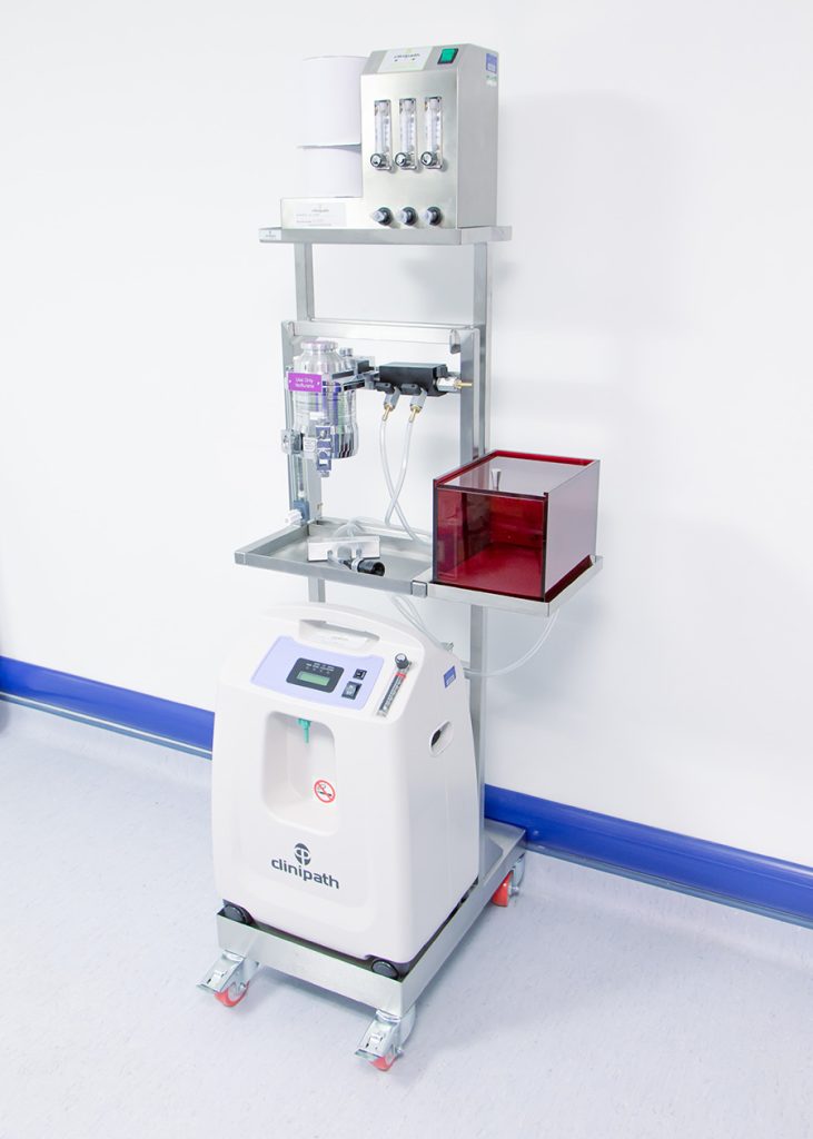 3 in 1 Lab Animal Anaesthetic Trolley System